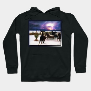 White Sands Horses Hoodie